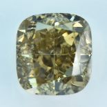 IGI Certified Si2 1.27Cts 100%Natural Y-Z Colour Diamond