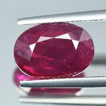 Lotus Certified 5.68Cts 100% Natural Red Colour Mozambique Ruby