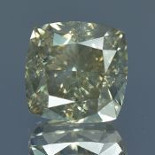 IGI Certified 2.65Cts 100% Natural Colour Diamond V-W Light Yellowish Grey Colour