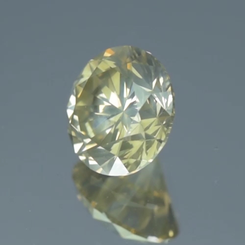 IGI Certified 3.41Cts 100% Natural Fancy Brownish Yellow Colour Diamond - Image 3 of 6