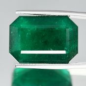 Very Rare Size 26.30Cts Natural Zambia Emerald AIGS Certified