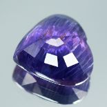 Lotus Certified 13.26Cts 100% Natural Rich Purplish Violet Burma ( Myanmar ) Sapphire