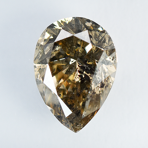 IGI Certified 1.01Cts 100% Natural Fancy Light Yellowish Brown Colour Diamond - Image 2 of 4