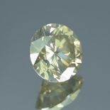 IGI Certified 1.74Cts 100% Natural Y-Z Colour Diamond Si2