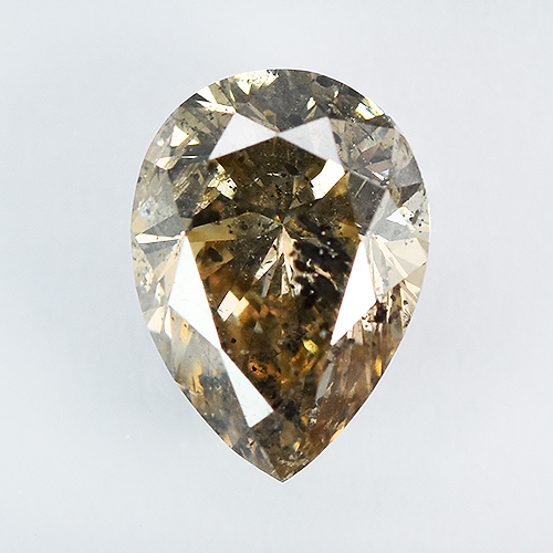 IGI Certified 1.01Cts 100% Natural Fancy Light Yellowish Brown Colour Diamond