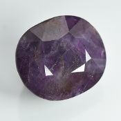 Huge AIGS Certified 27.24Cts 100% Natural Purple Pakistan ( Kashmir ) Sapphire