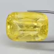 Grs Certified Huge Rare Gems 109.57Cts 100% Natural Yellow Colour Sapphire