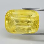 Grs Certified Huge Rare Gems 109.57Cts 100% Natural Yellow Colour Sapphire