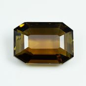 GIA Certified 5.01Cts 100% Natural Alexandrite Brownish Greenish Yellow Changing To Orangy Brown