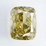 IGI Certified 1.01Cts 100% Natural Fancy Light Brownish Yellow Colour Diamond