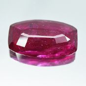 Lotus Certified 13.85Cts 100% Natural Rich Red Colour Ruby Mozambique