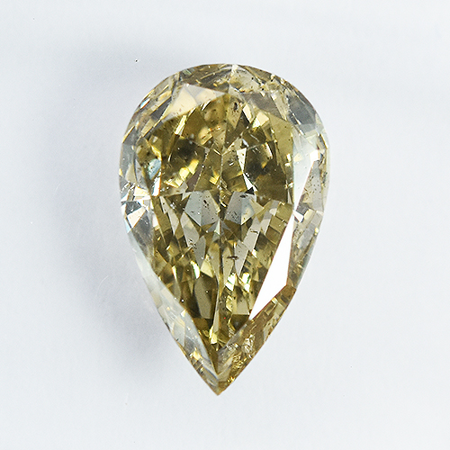 IGI Certified 1.01Cts 100% Natural Fancy Light Brownish Yellow Colour Diamond - Image 3 of 4