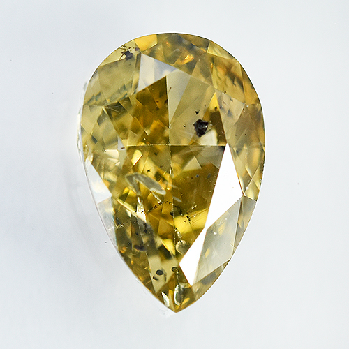 IGI Certified 1.10Cts 100% Natural Fancy Light Greenish Brownish Yellow Colour Diamond - Image 3 of 4
