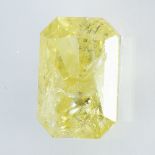 IGI Certified 1.02Cts 100% Natural Fancy Yellow Colour Diamond