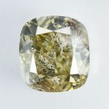 IGI Certified 1.11Cts 100%Natural Fancy Light Brownish Yellow Colour Diamond