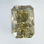 IGI Certified 1.01Cts 100%Natural Fancy Light Brownish Yellow Colour Diamonds