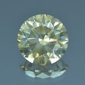 IGI Certified 3.06Cts 100% Natural U-V Light Brownish Yellowish Grey Colour Diamond