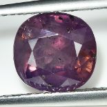 AIGS Certified 3.74Cts 100% Natural Pinkish Purple Colour Kashmir Sapphire