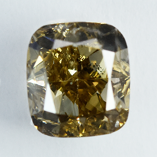 IGI Certified 1.00Cts 100% Natural Fancy Light Brownish Yellow Colour Diamond - Image 4 of 4