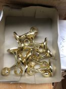 20X 3/4 INCH BRASS CENTRE BRACKETS