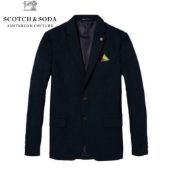 Men's scotch and soda classic smart casual blazer navy jacket uk l rrp £180