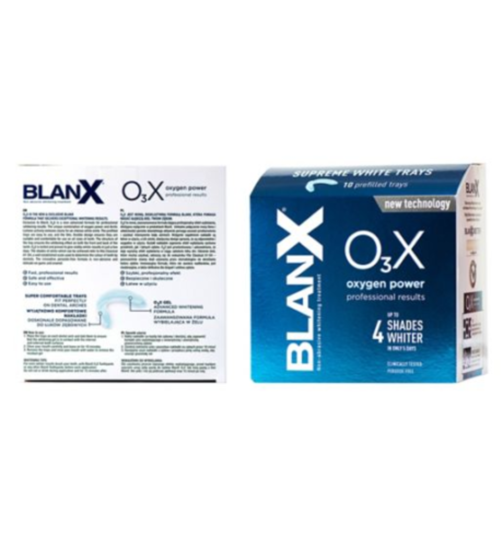 Blanx o3x supreme white trays 10 prefilled trays x 3 rrp £120 - Image 3 of 4