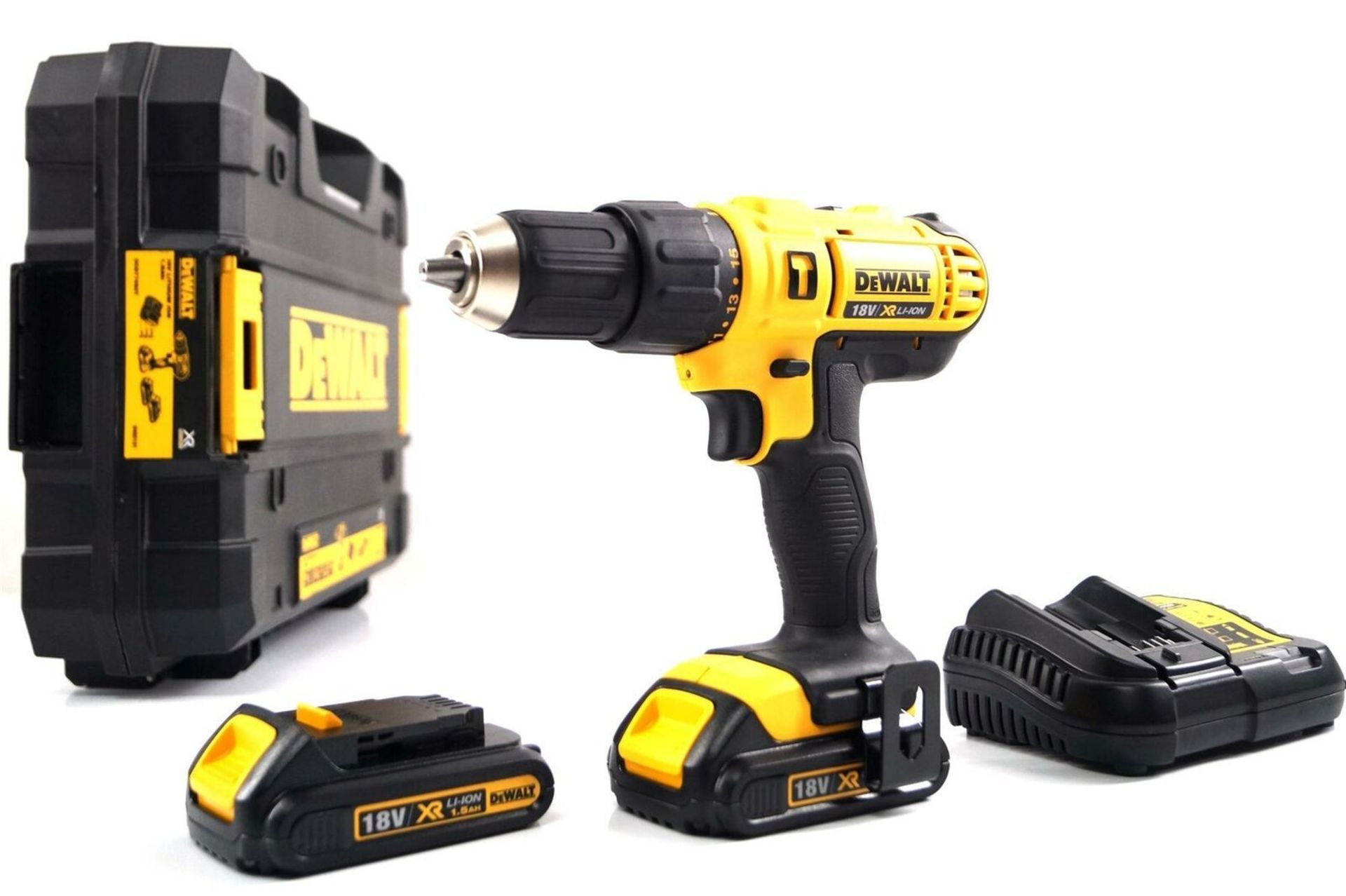 Dewalt dcd776s2t-gb 18v 1.5ah li-ion xr cordless combi drill rrp £179.99