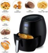 Uten air fryer 6.5l electric oven oilless cooker temp/time control touchscreen rrp £99.99