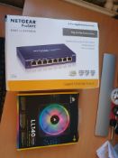 new netgear desktop switch & corsair fan rrp£150