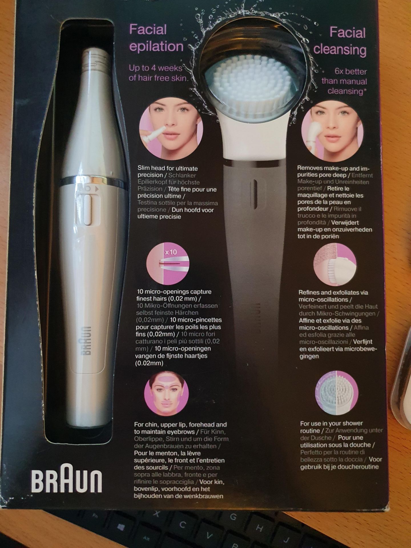 new braun face care & high quality earphones & pop sockets rrp£120 - Image 3 of 3