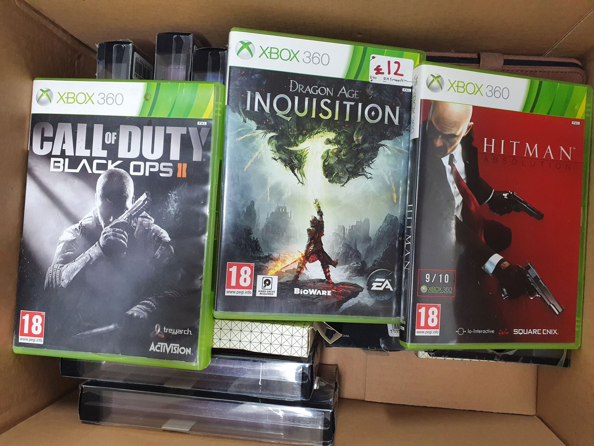 new xbox games & premium book cases rrp£90