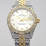 Rolex / Oyster Perpetual Datejust - Lady's Gold/Steel Wrist Watch