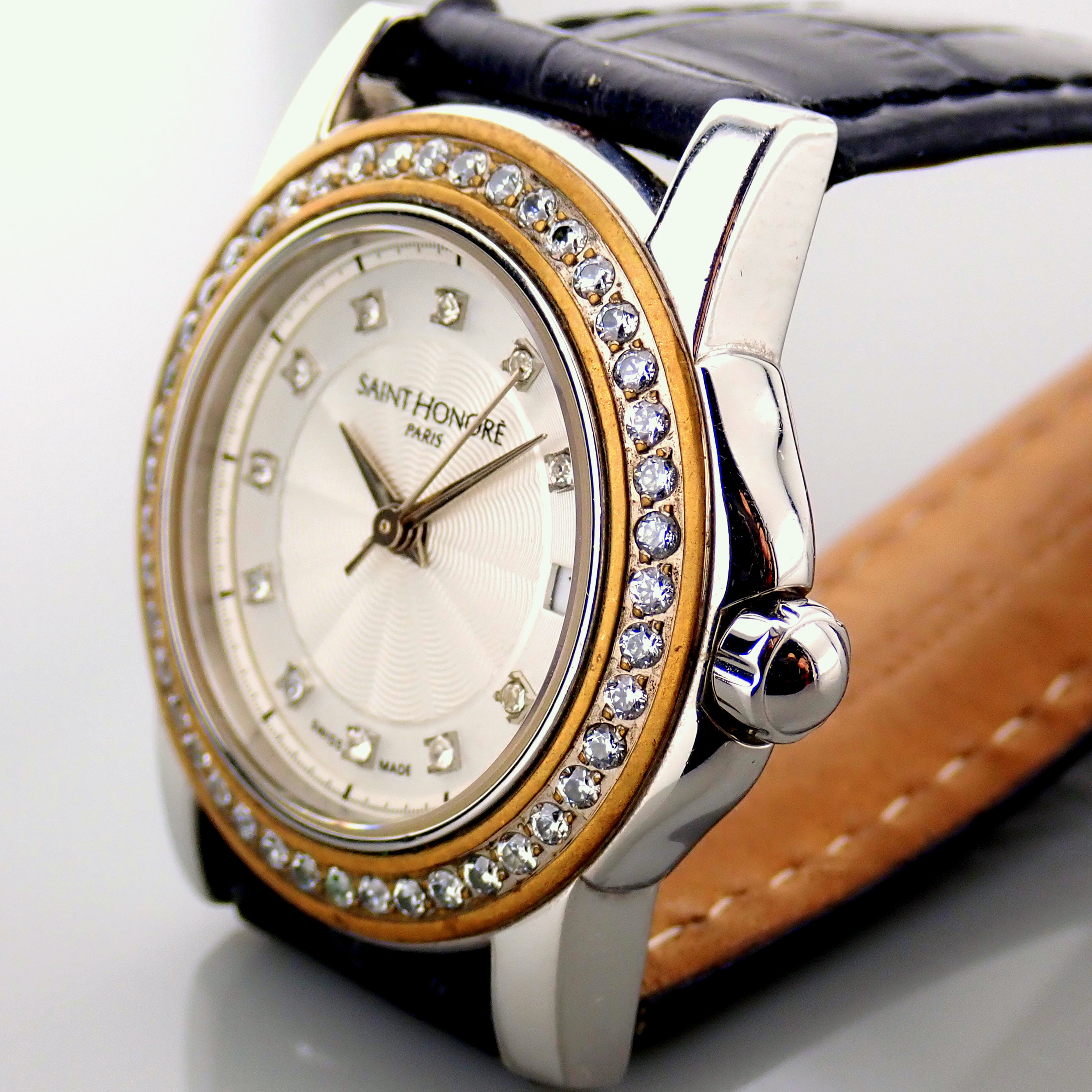 Saint Honore / Diamond - Lady's Gold/Steel Wrist Watch - Image 5 of 12