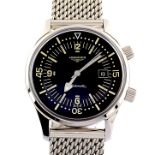 Longines / Legend Diver - Gentlemen's Steel Wrist Watch