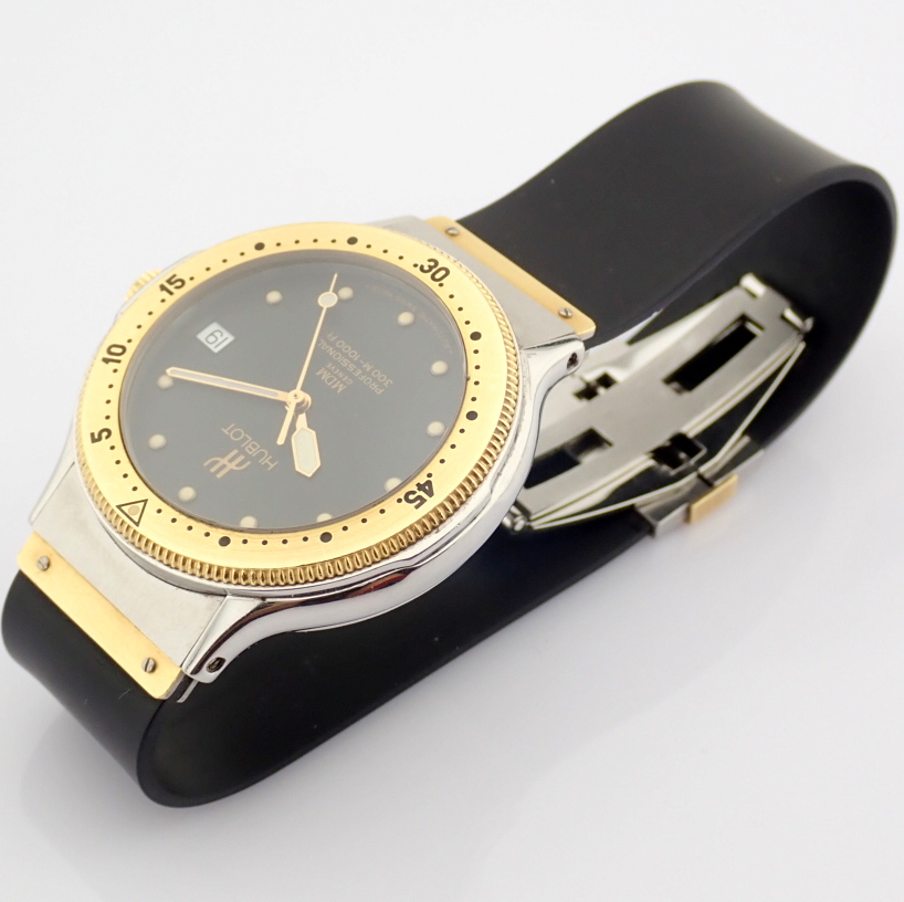 Hublot / MDM - Unisex Gold/Steel Wrist Watch - Image 3 of 16