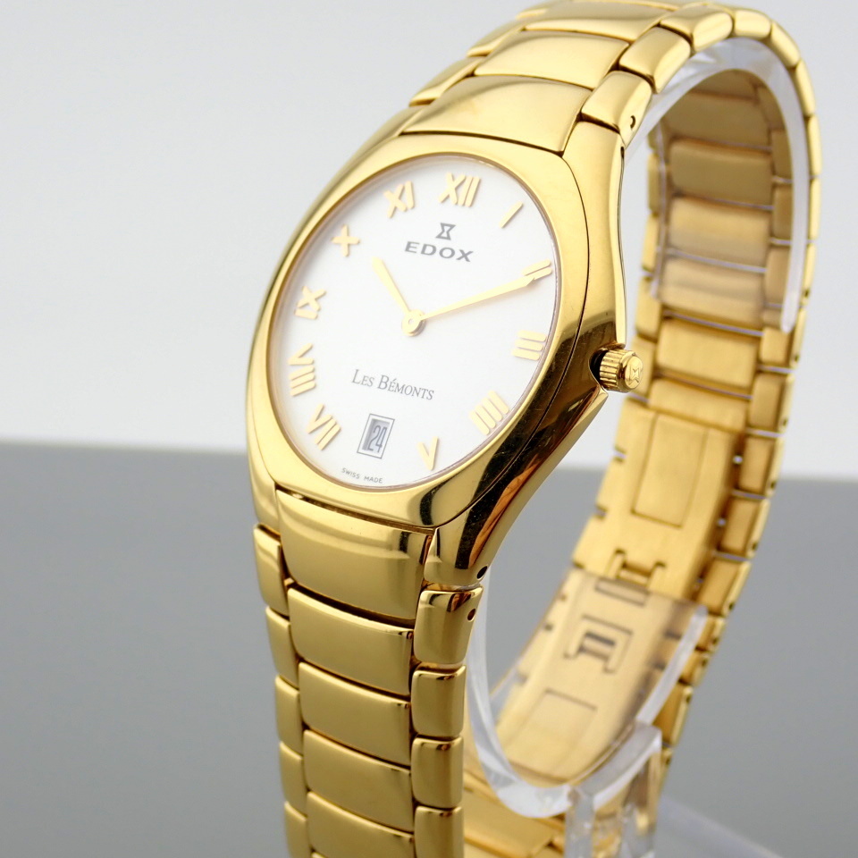 Edox / Date - Date World's Slimmest Calender Movement - Unisex Steel Wrist Watch - Image 20 of 21