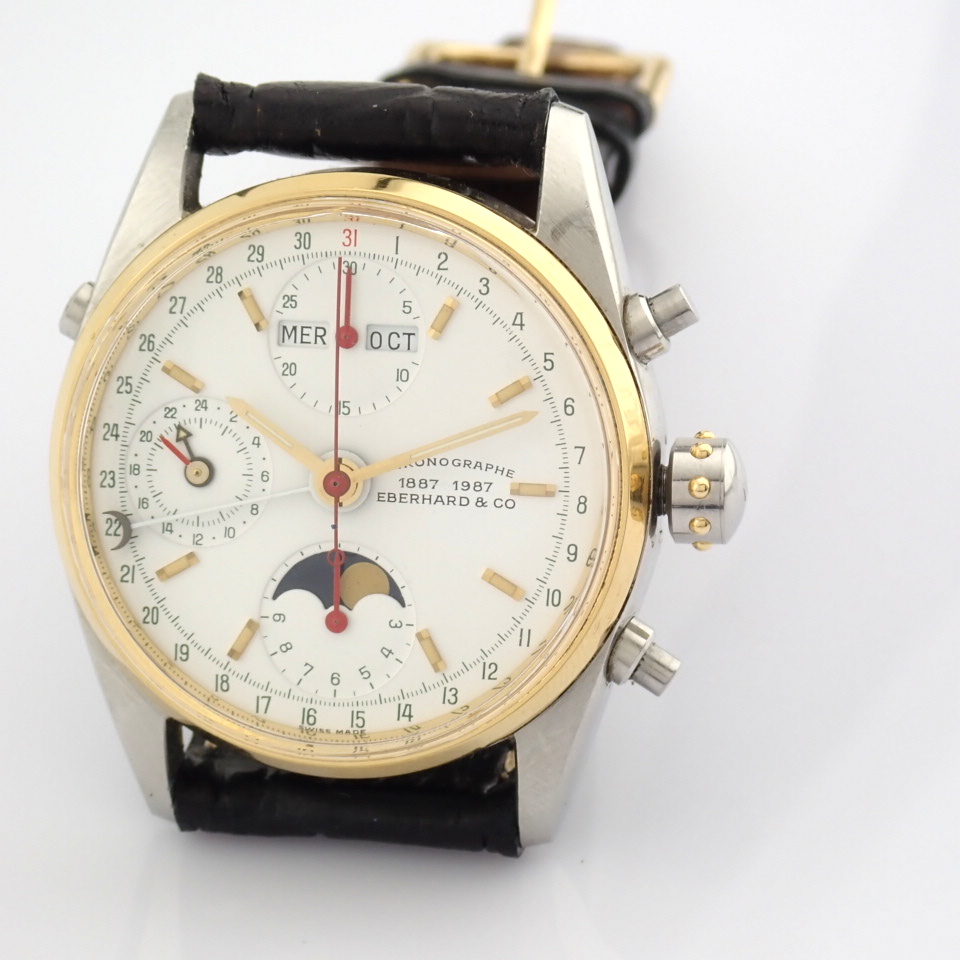 Eberhard & Co. / 32012/A - Gentlemen's Steel Wrist Watch - Image 9 of 14