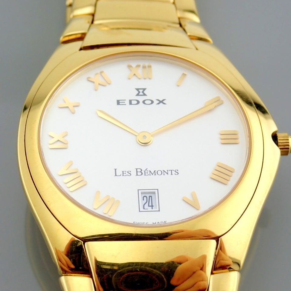 Edox / Date - Date World's Slimmest Calender Movement - Unisex Steel Wrist Watch - Image 10 of 21