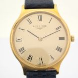 Longines / Classic Manual Winding - Gentlemen's Gold/Steel Wrist Watch
