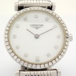 Longines / La Grande Classic Diamond &Mother of Pearl - Lady's Steel Wrist Watch