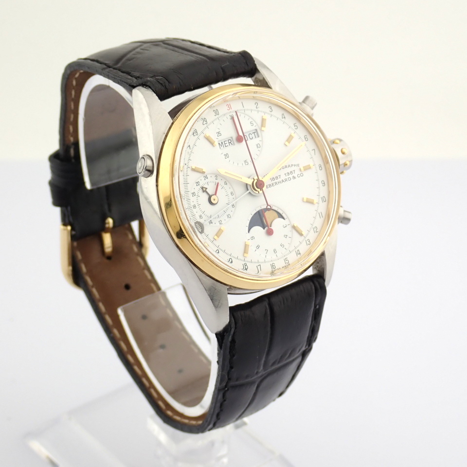 Eberhard & Co. / 32012/A - Gentlemen's Steel Wrist Watch - Image 11 of 14