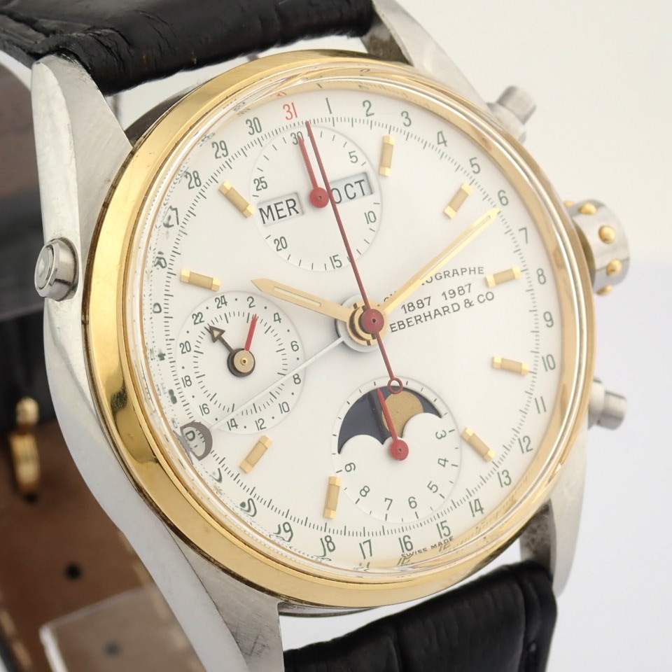 Eberhard & Co. / 32012/A - Gentlemen's Steel Wrist Watch - Image 13 of 14