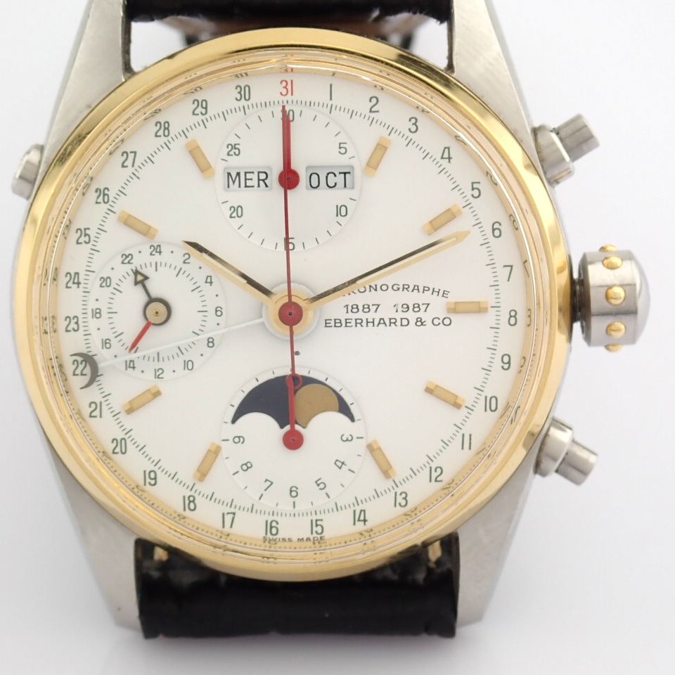 Eberhard & Co. / 32012/A - Gentlemen's Steel Wrist Watch - Image 7 of 14
