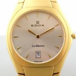 Edox / Date - Date World's Slimmest Calender Movement - Unisex Steel Wrist Watch