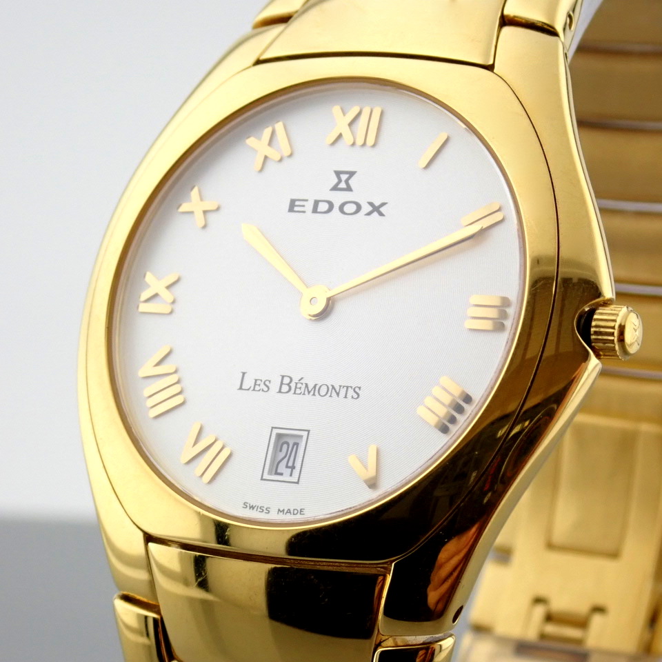 Edox / Date - Date World's Slimmest Calender Movement - Unisex Steel Wrist Watch - Image 3 of 21