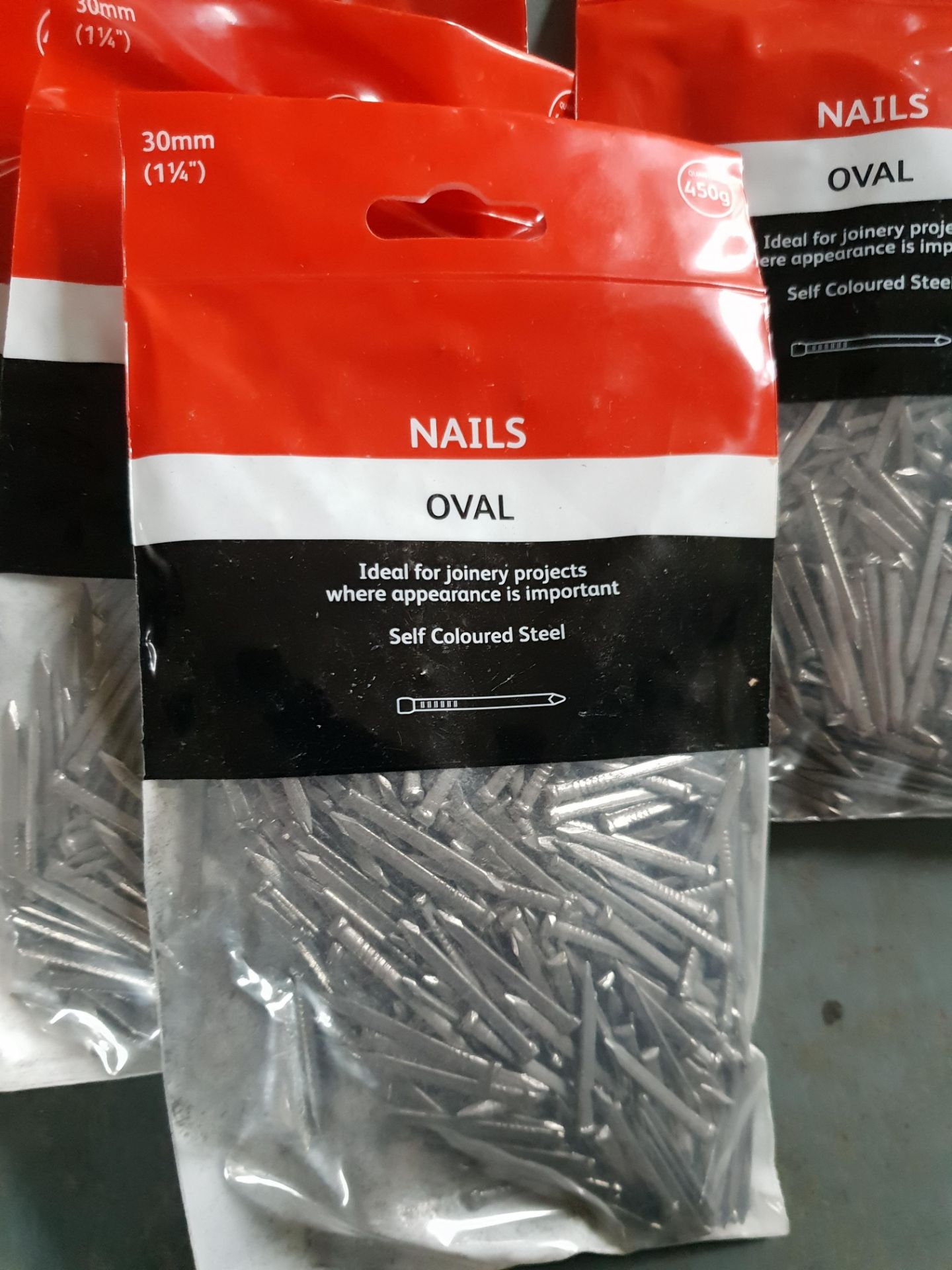 20 packs - 30mm oval nails