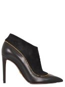 Louis Vuitton - Zip Trimmed Suede and Leather Bootie