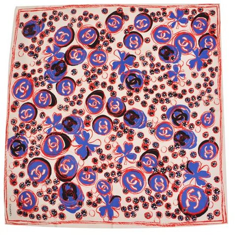 Chanel - Silk Twill Scarf - Image 4 of 4