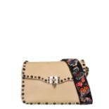 Valentino - Rockstud Butterfly Strap Leather Shoulder Bag