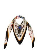 Hermes - Le Carre Boucles Silk Twill Scarf